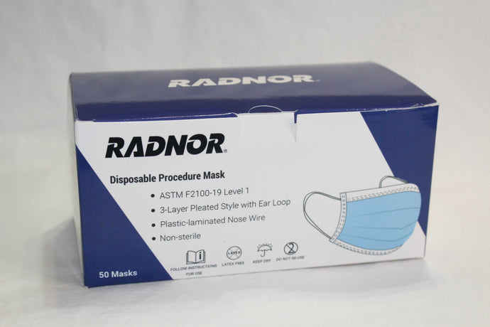 RADNOR® 3-Layer Procedure Masks