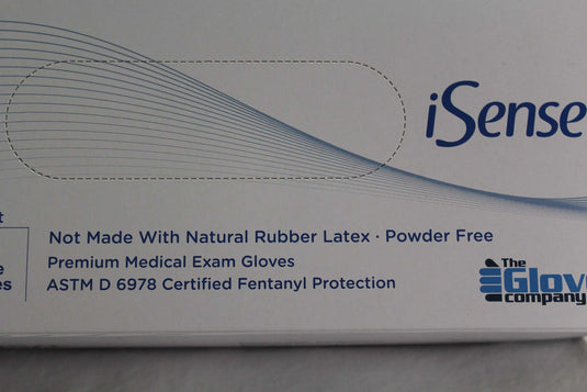 iSense® Blue Fentanyl-rated Nitrile Gloves - Small