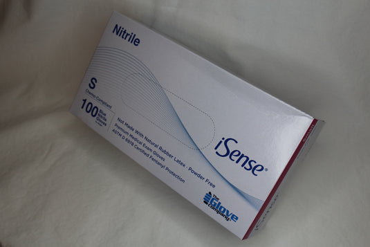 iSense® Blue Fentanyl-rated Nitrile Gloves - Small